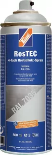 Technolit 4-fach Rostschutz-Spray RosTEC 500ml Lichtgrau RAL7035